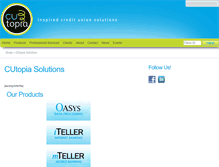 Tablet Screenshot of cutopiasolutions.com